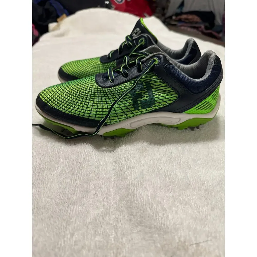 FootJoy Junior Golf Shoes Size 4 Black/Green